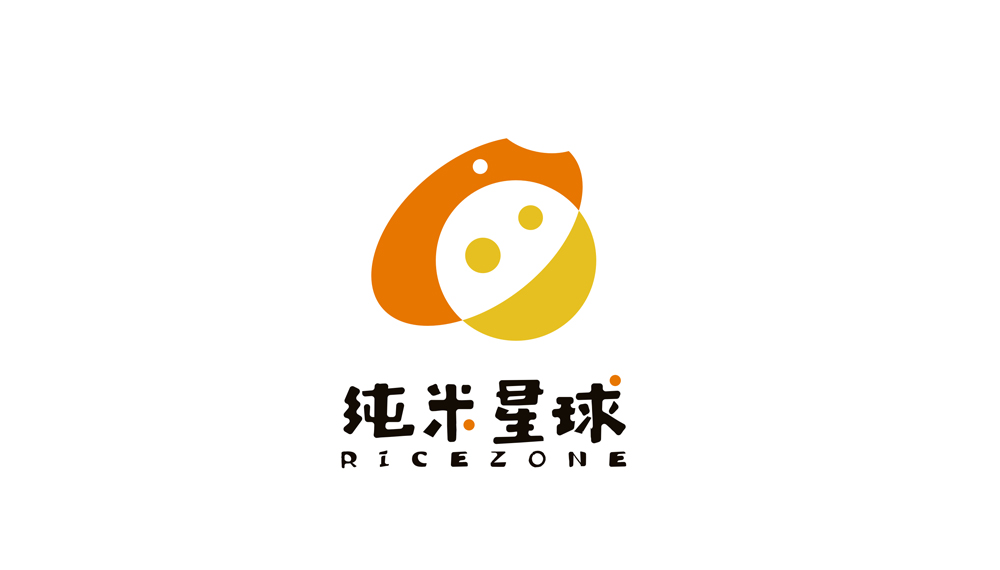 纯米星球食品logo设计