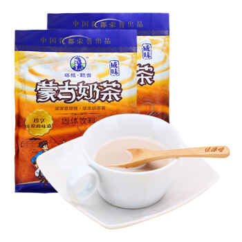 内蒙古特产奶茶粉原味速溶袋装冲饮品咸奶茶包装袋设计作品案例赏析