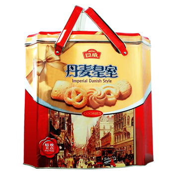 丹麦曲奇饼干（铁罐装）包装袋设计作品案例赏析 