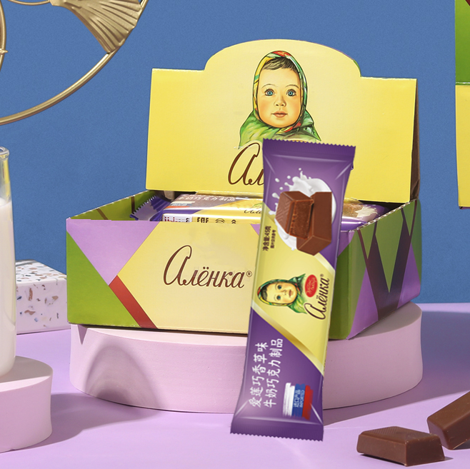 牛奶巧克力制品包装盒设计作品赏析 