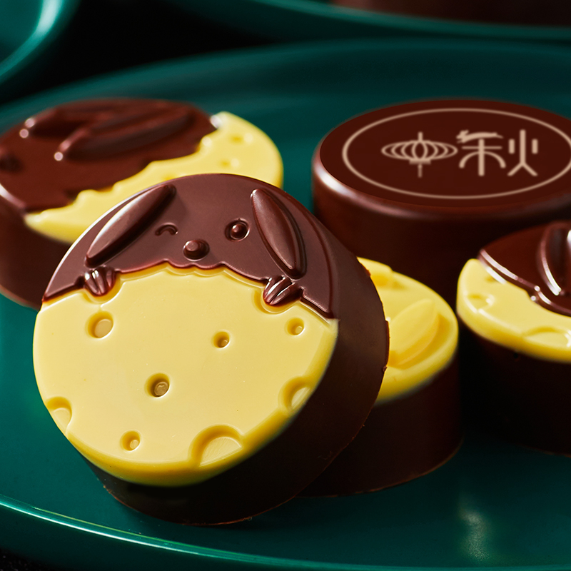 巧克力月饼礼盒装礼盒设计作品赏析 